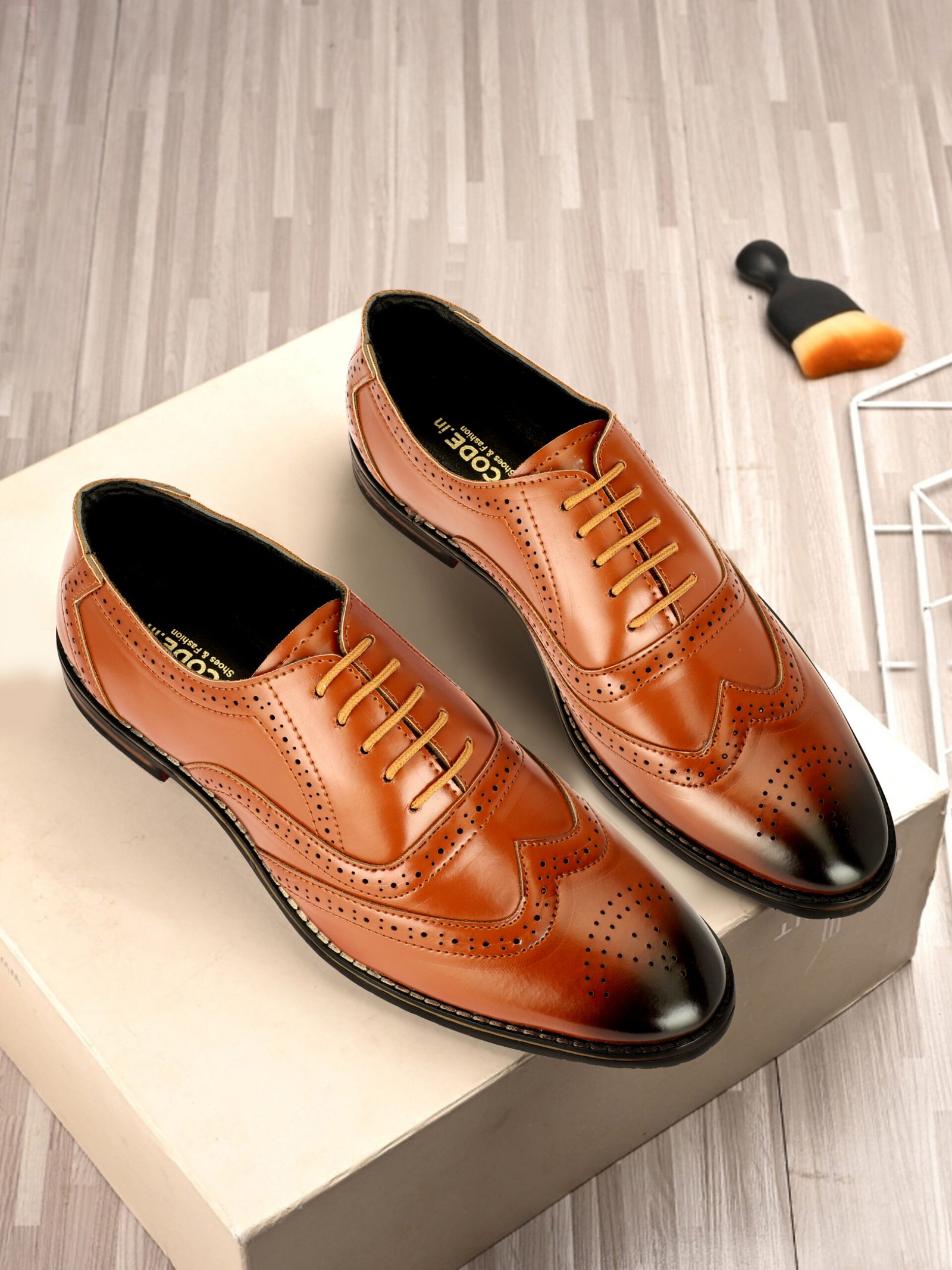 Oxford Brogue Shoes - Image 6