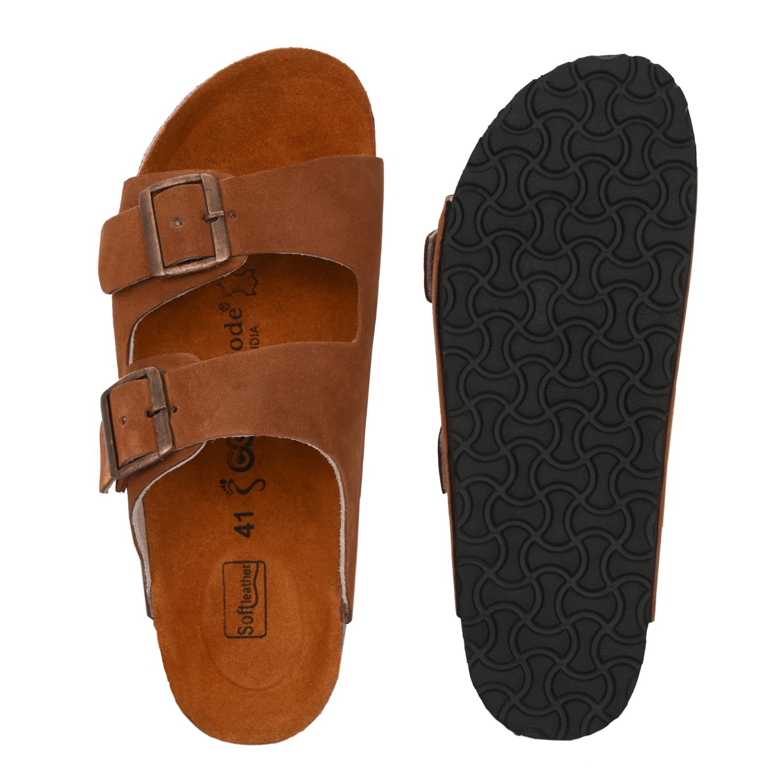 Dual Strap Comfort Leather Sleeper