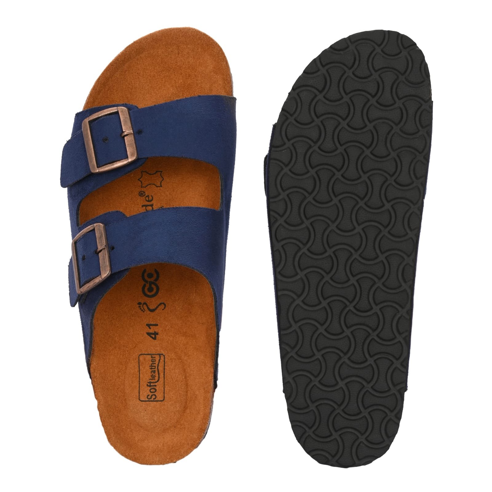 Dual Strap Comfort Leather Sleeper - Image 2
