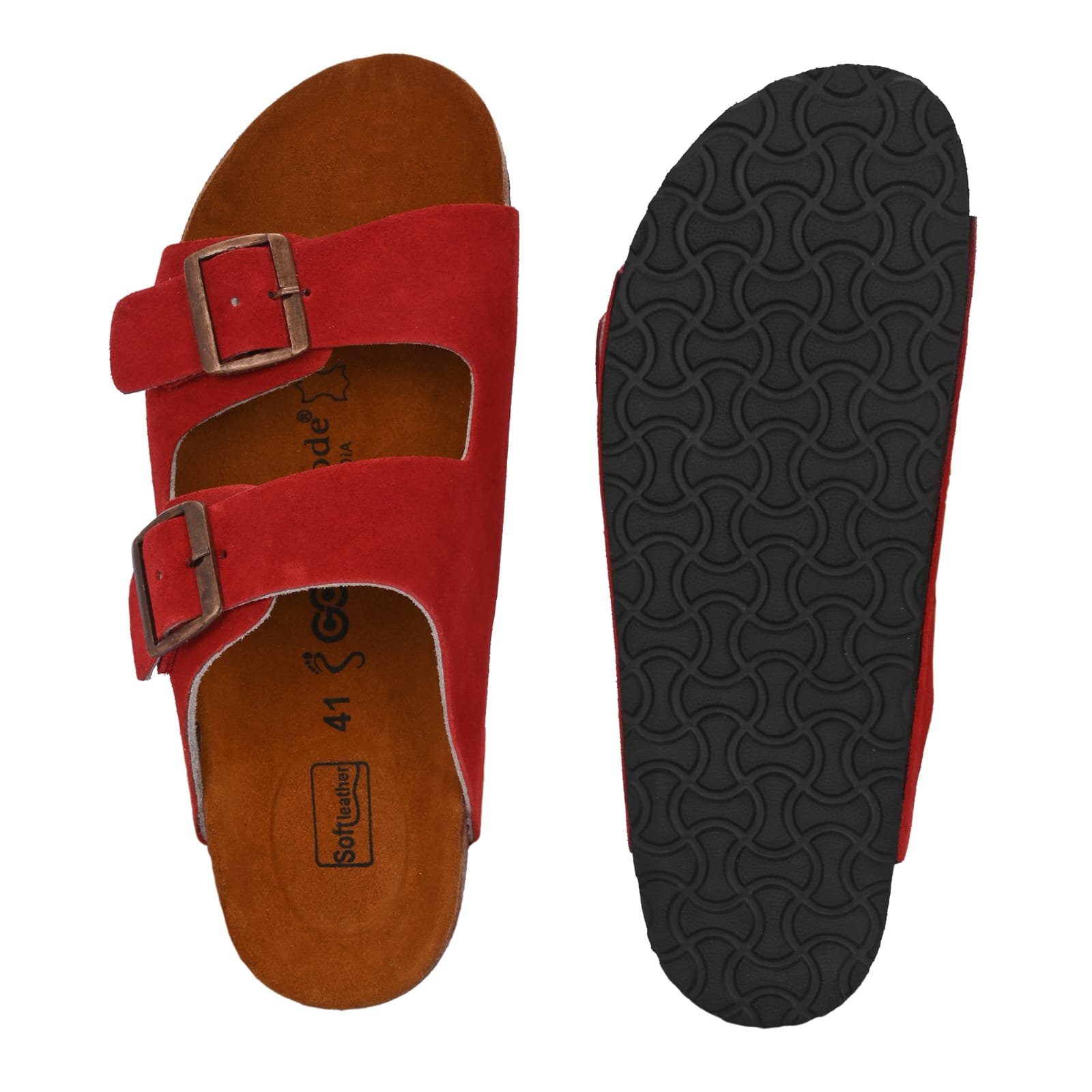Dual Strap Comfort Leather Sleeper