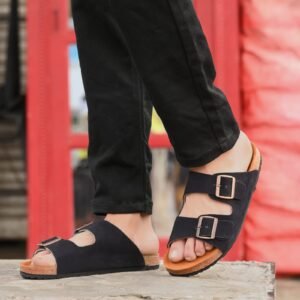 Dual Strap Comfort Leather Sleeper