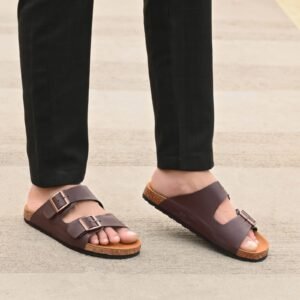 Dual Strap Comfort Synthetic Leather Sleeper