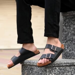 Dual Strap Comfort Synthetic Leather Sleeper